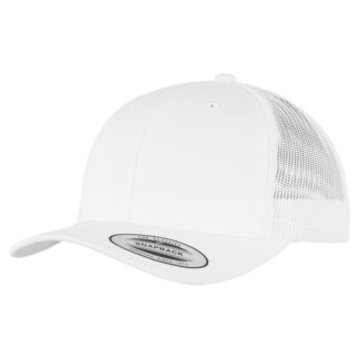 Nokamüts Retro Trucker valge